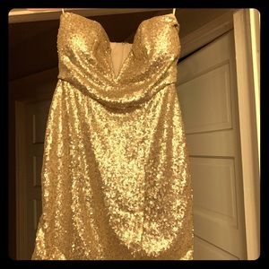 Eve strapless dress!  Flirty mini